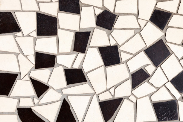 现代白色黑纹大理石瓷砖
