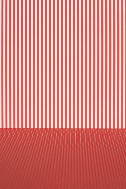 红底格纹服饰图案