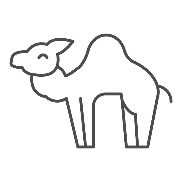 骆驼logo设计