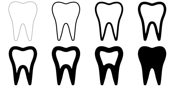 牙齿牙医口腔牙科标志logo