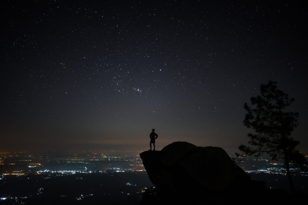 浪漫星空璀璨星空