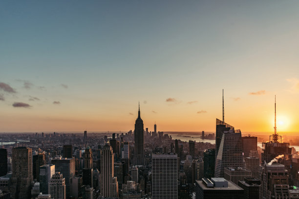 俯视曼哈顿