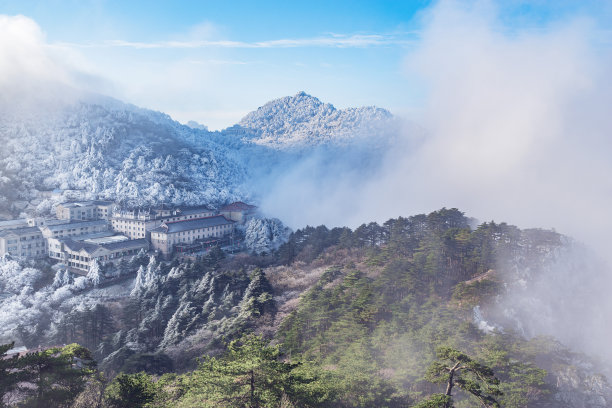 黄山雪景