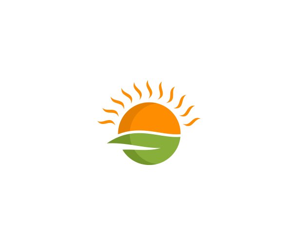 太阳logo绿色