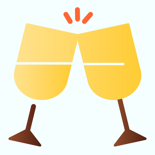 酒杯logo设计