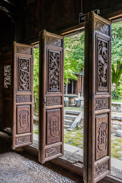 中式木门窗老式木门