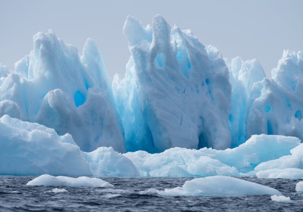 冰川蓝海洋