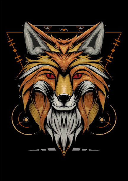 狼logo设计