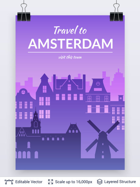 阿姆斯特丹旅游画册