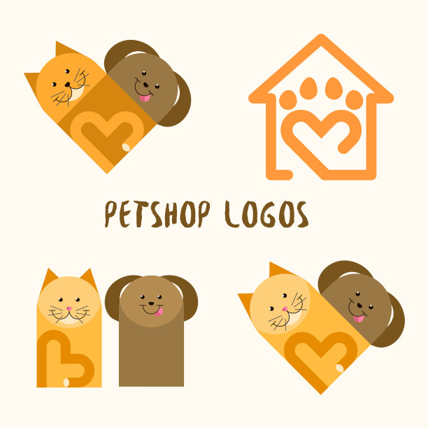 宠物店标志logo设计