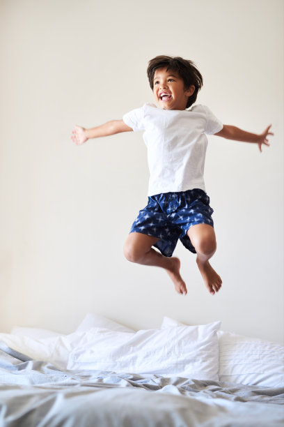 leaping