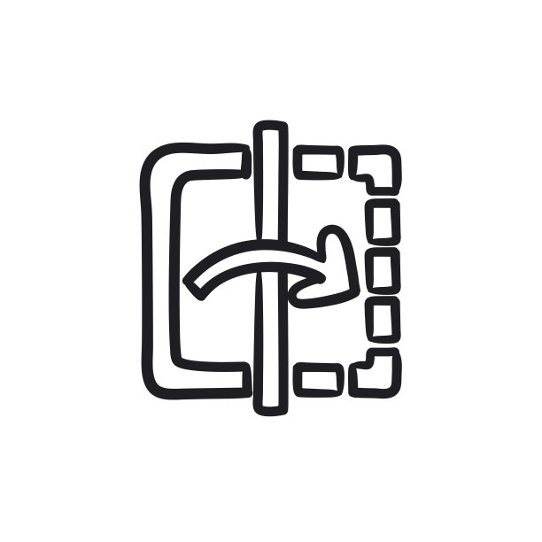 矢量插图简约生活用品镜子