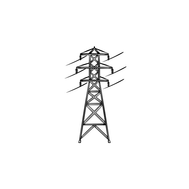 电力铁塔矢量图