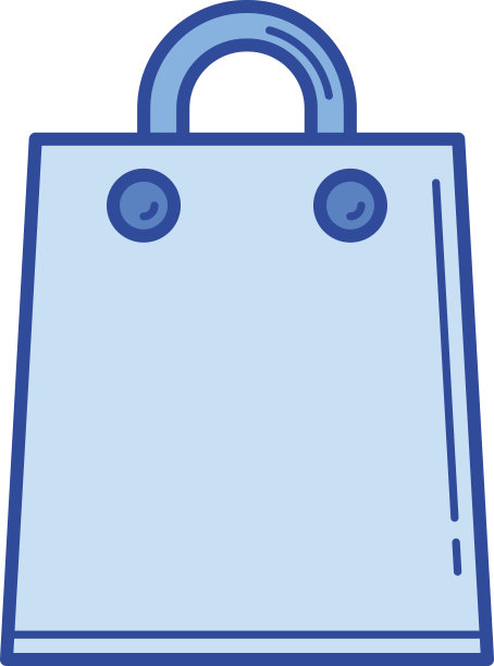 购物袋设计插图