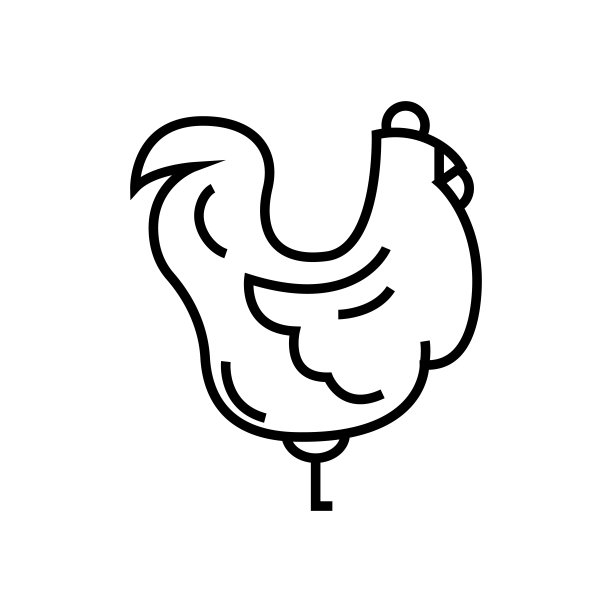 鸡养殖logo