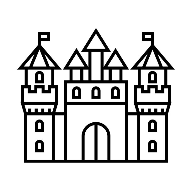 城堡矢量图