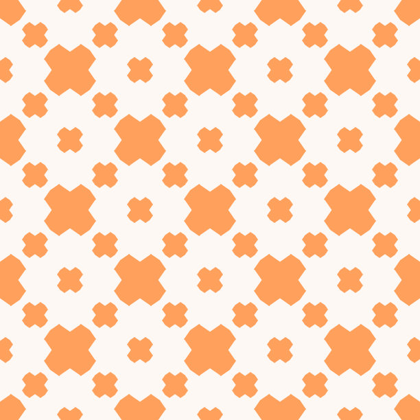 橙色方块底纹图案