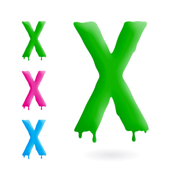 字母x设计logo