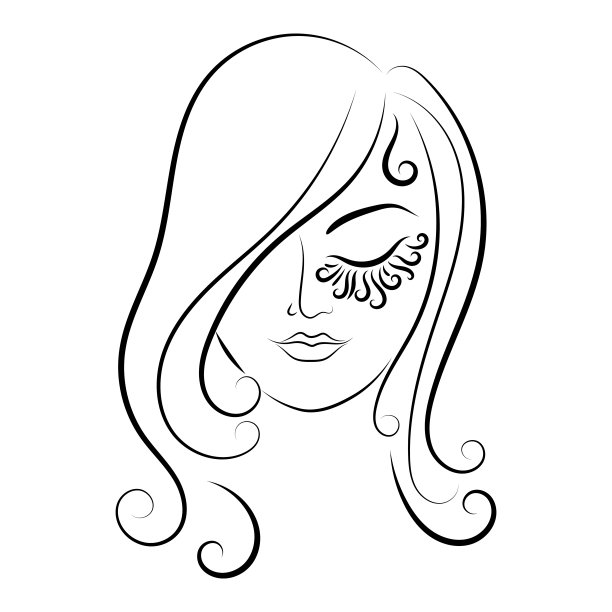 美女logo