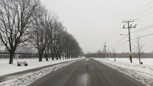 道路结冰天空云彩