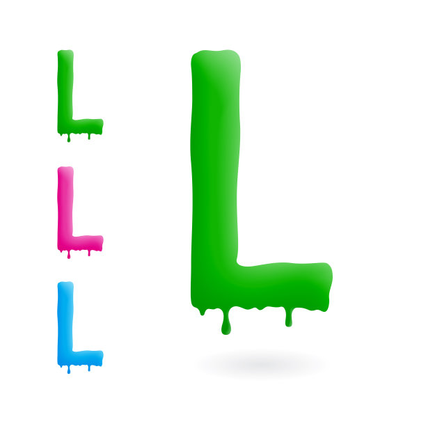 3d文字 logo样机 立体l