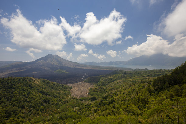 热带海岛火山