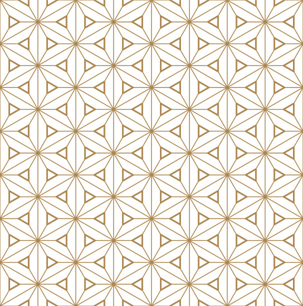 金色抽象格子纹