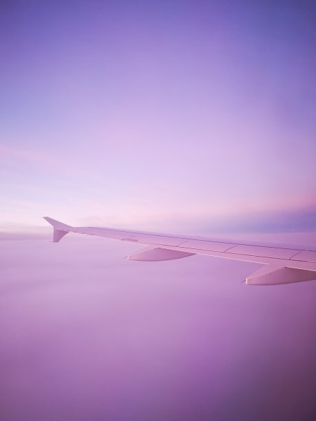飞机上的风景