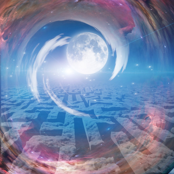 漩涡星空素材