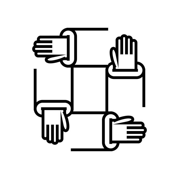 握手logo