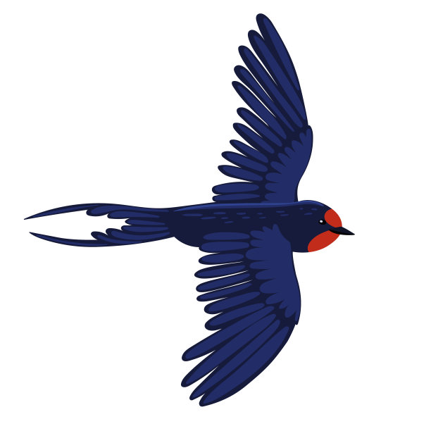 飞翔的鸟logo