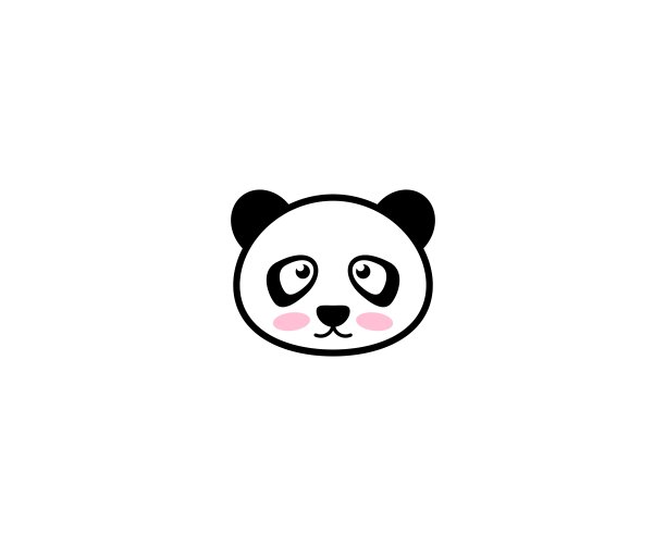熊猫logo设计,熊猫标志