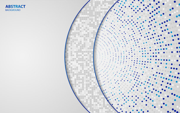 灰色圆形底纹封面