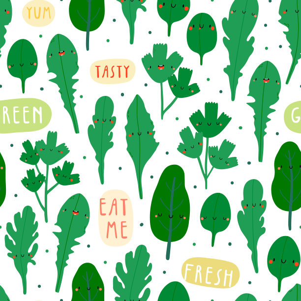 绿色生态菠菜