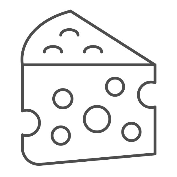 奶酪美食餐饮logo
