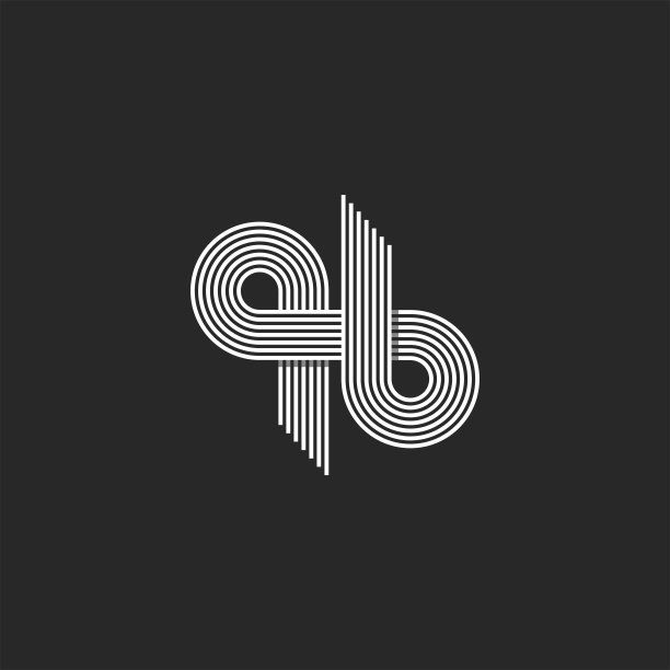 字母b logo