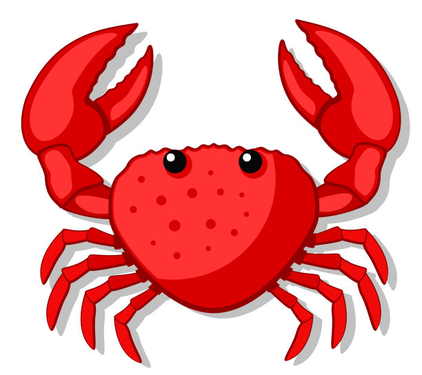 螃蟹和鱼logo