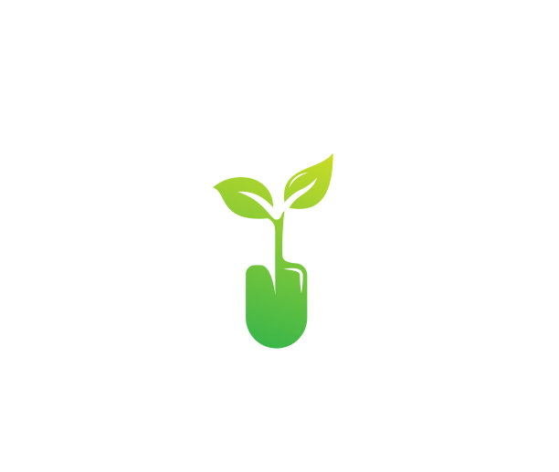 树叶绿叶logo企业标志设计