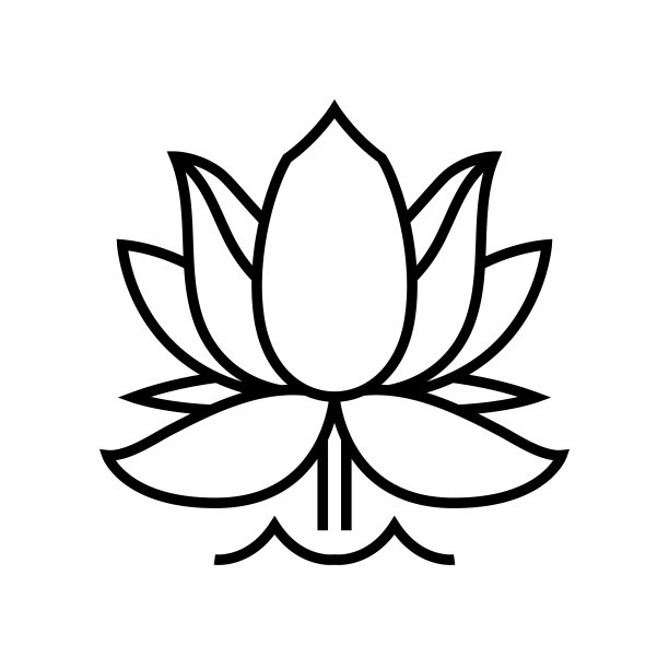 花卉标志花瓣logo