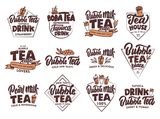 奶茶logo设计
