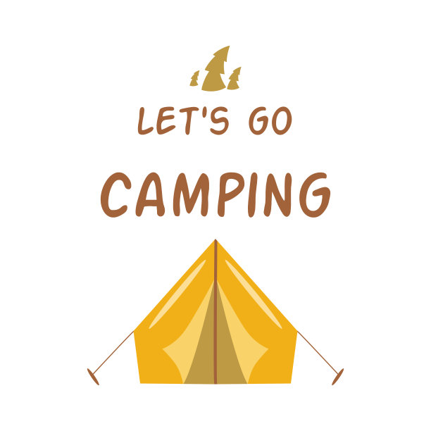 露营帐篷标志