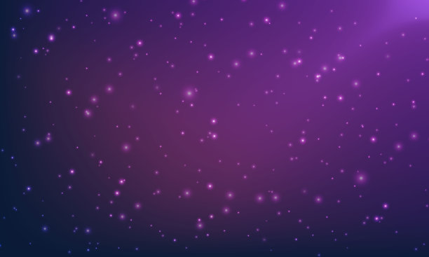 紫色背景璀璨星空