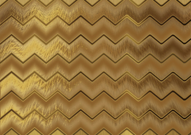 金色几何线条无缝图案