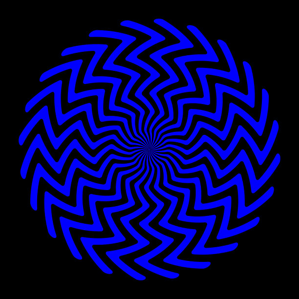 精美复古风圆形几何花纹