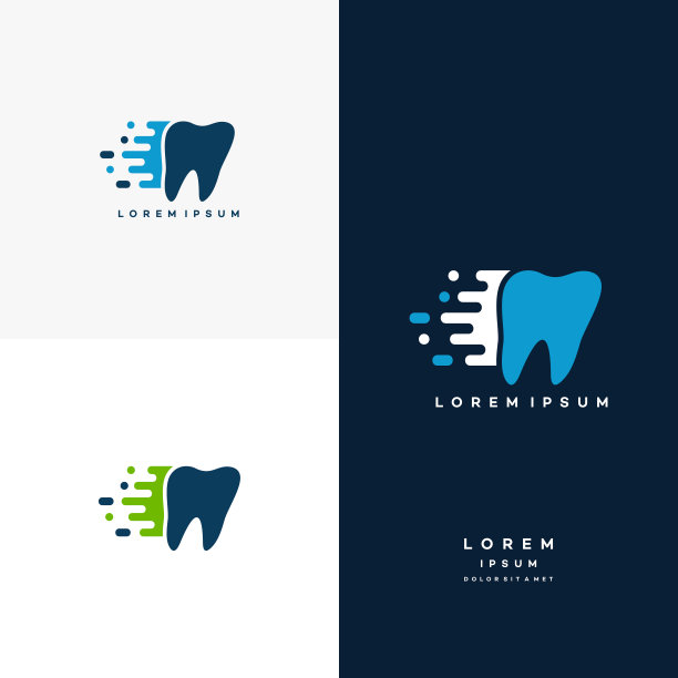 牙齿健康logo设计