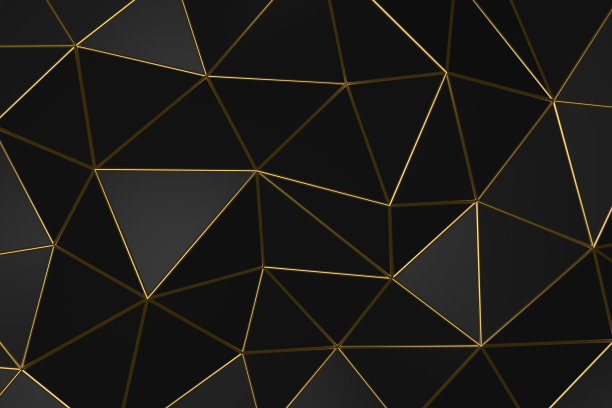 金色抽象格子纹