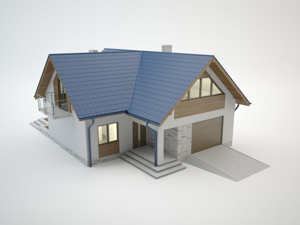 房屋模型的概念图像