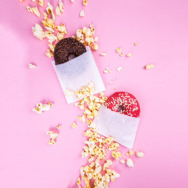 爆米花设计字体