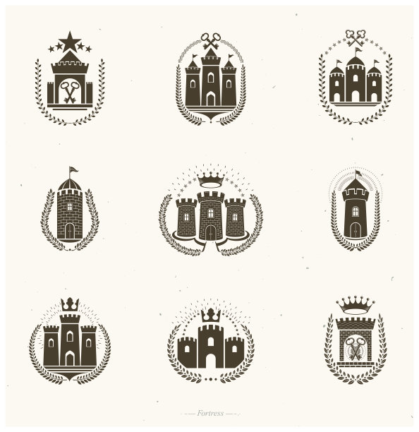 宫殿建筑物logo