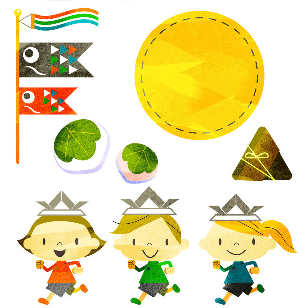 时尚端午节粽子元素